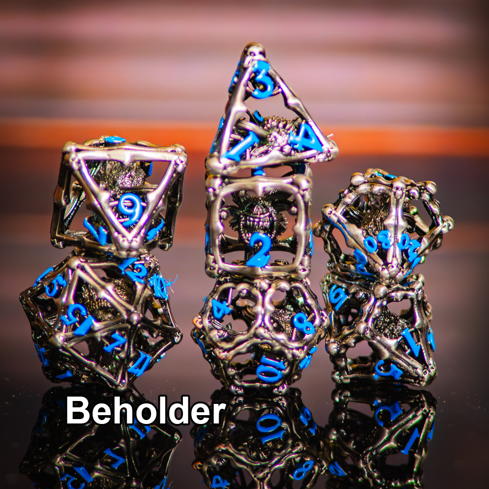 Beholder Hollow Metal Dice