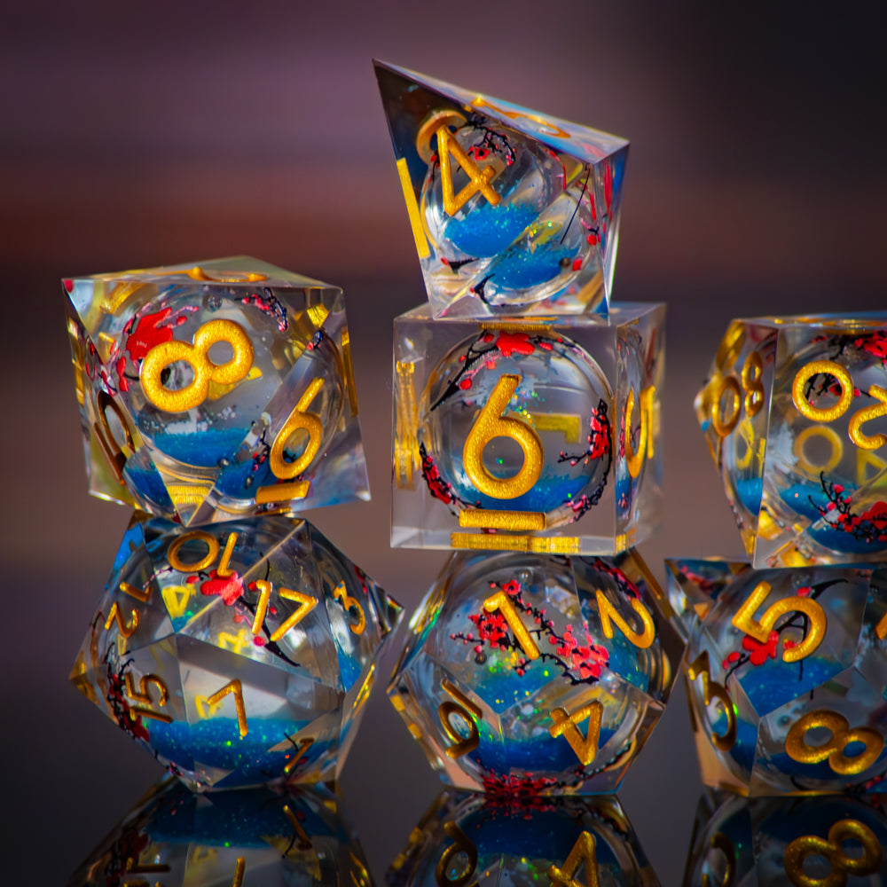 Druid's Pond Liquid Core Dice Set