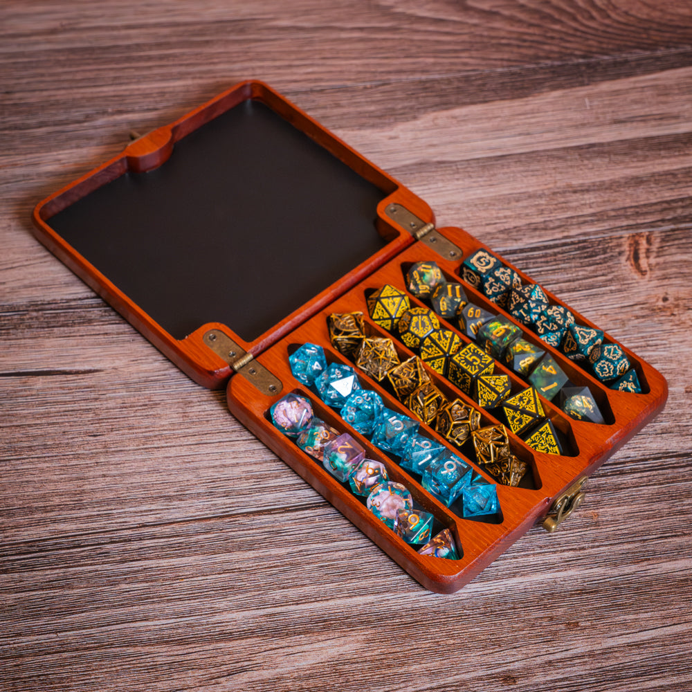 QUICK SHIP - Fafnir's Dice Vault | Mahogany
