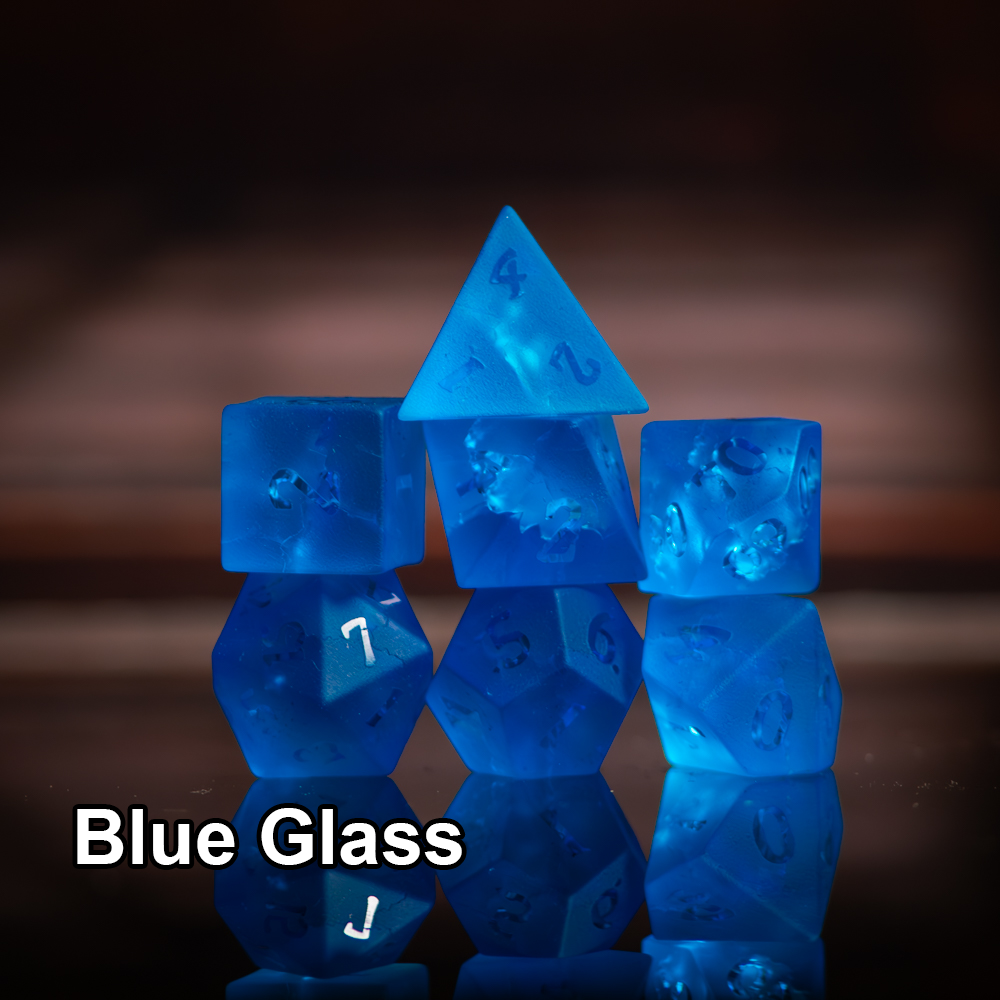 Translucent Frosted Glass Dice