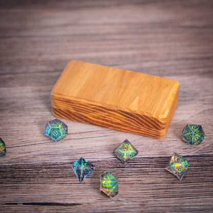 Red Oak Dice Vault