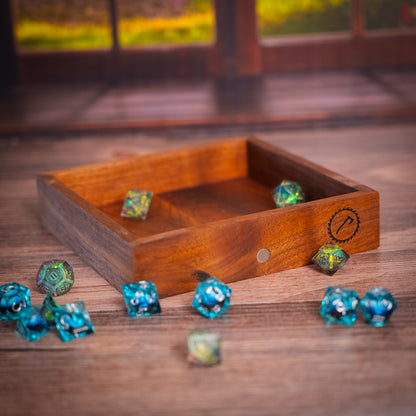 Black Walnut Rolling Tray