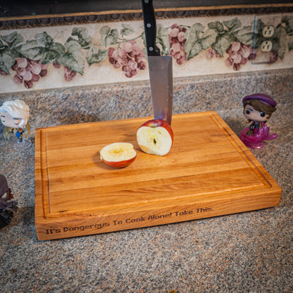 Cutting Board | Dangerous To Cook Alone