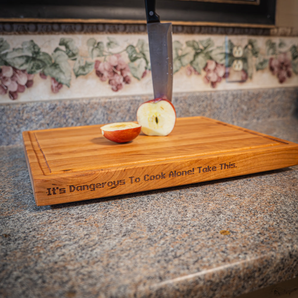 Cutting Board | Dangerous To Cook Alone