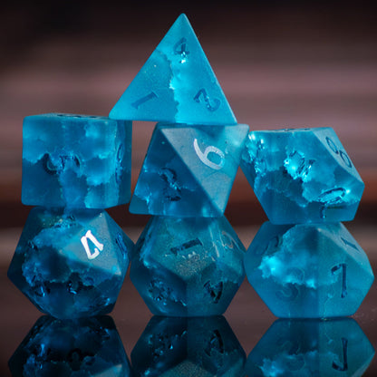 Translucent Frosted Glass Dice