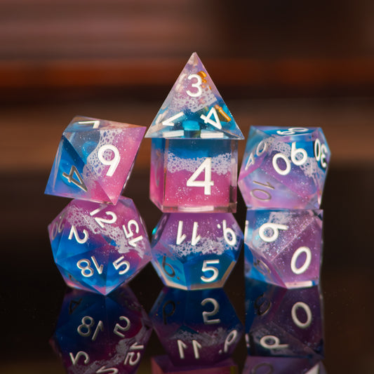 Seafoam Dice Set (Handmade)