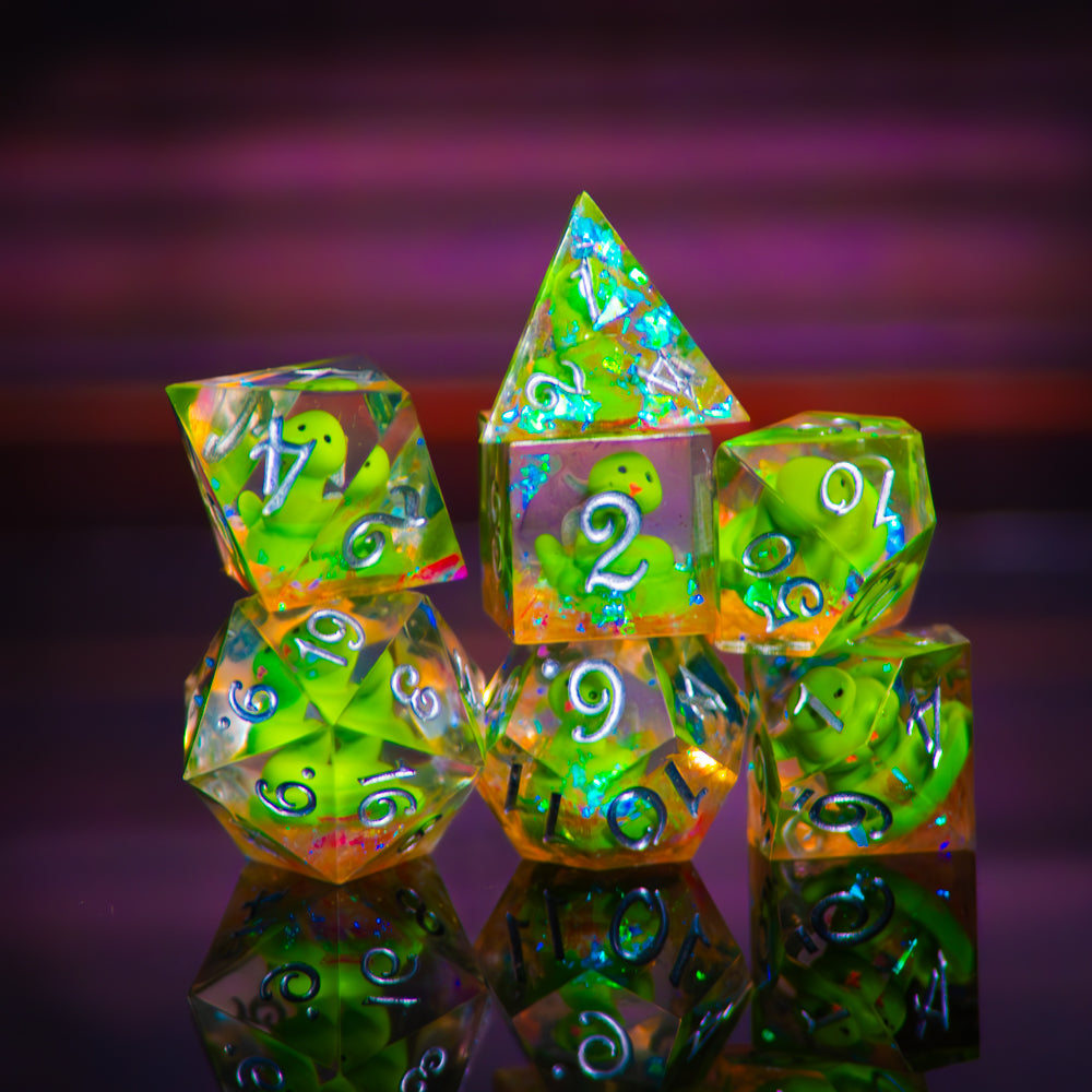 Coiled Snake Dice Set