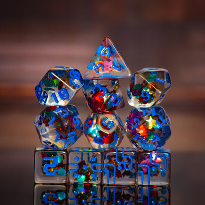 Retro Arcade Dice Set