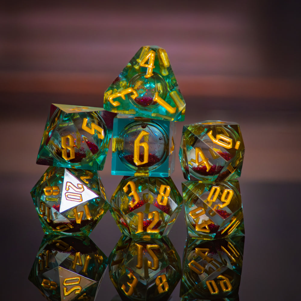 Fairy Portal Liquid Core Dice Set