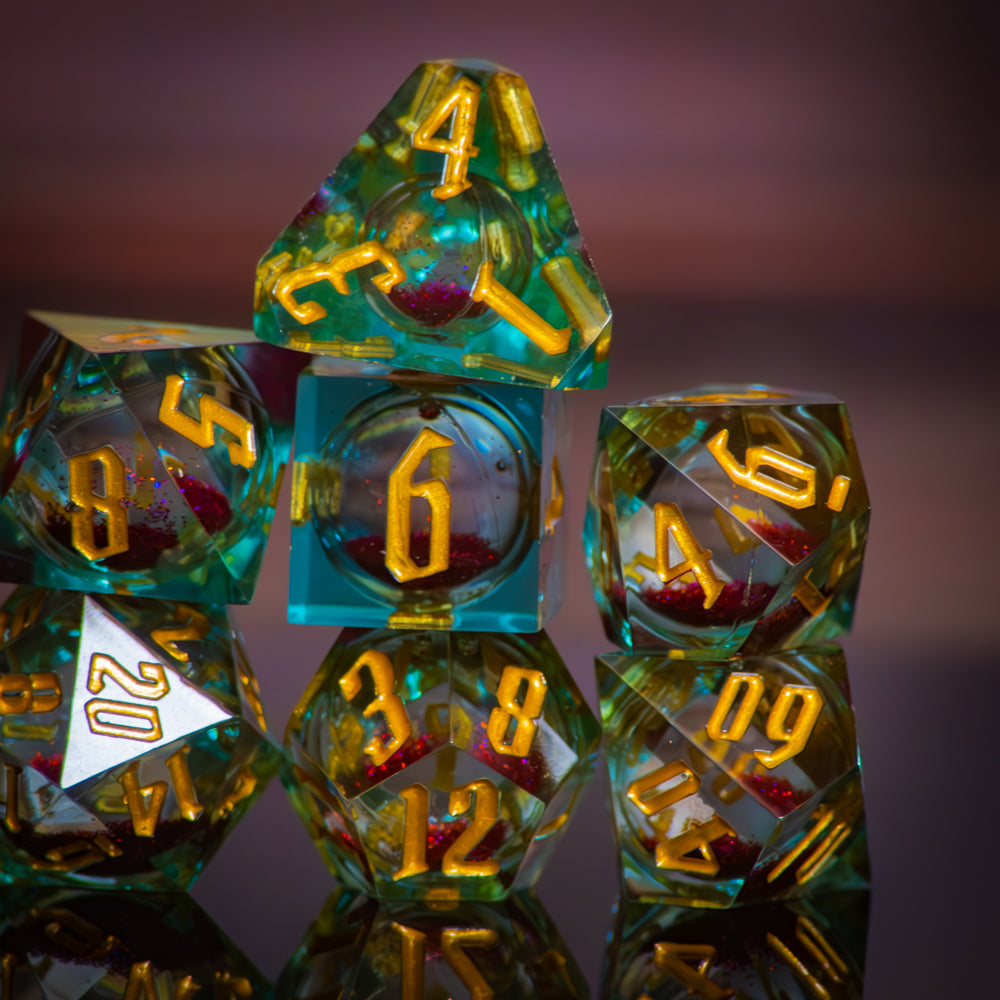 Fairy Portal Liquid Core Dice Set