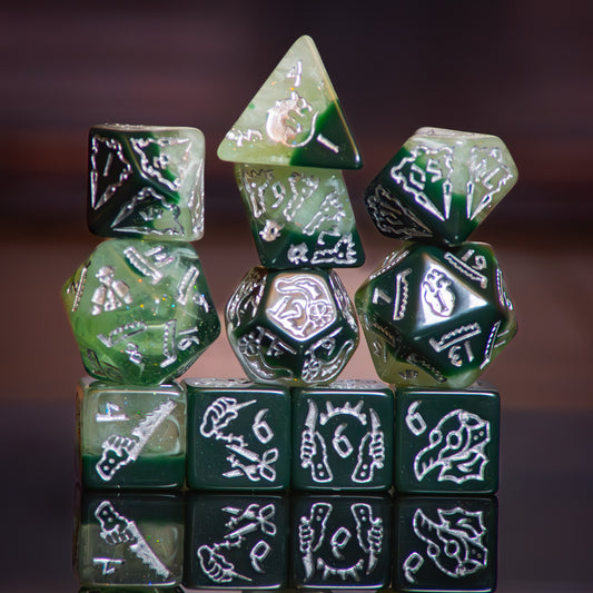 Plague Doctor Dice Set