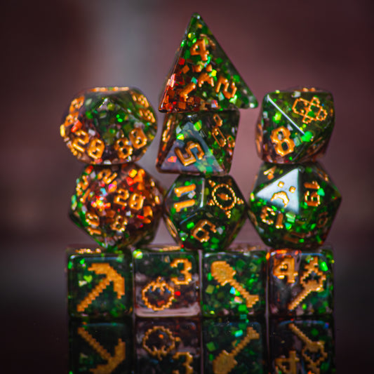 Pixel Miner - 11 Dice Set