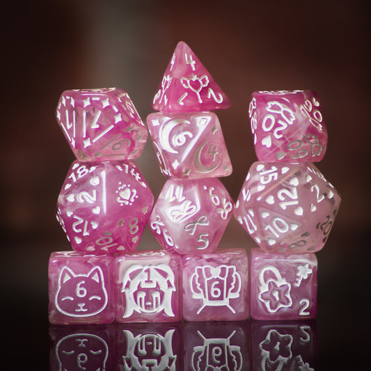 Magical Girls - 11 Dice Set (Anime Themed)