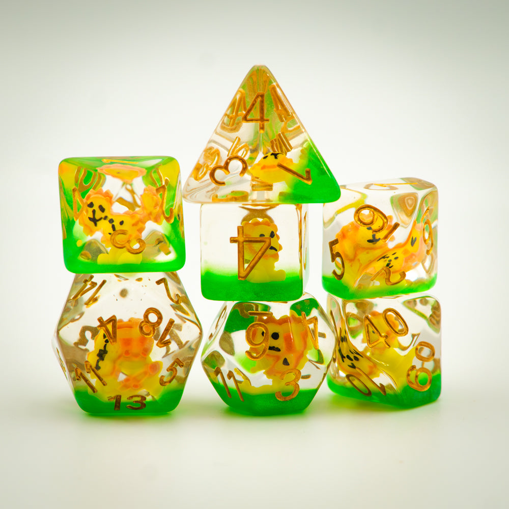 Lion Heart Dice Set