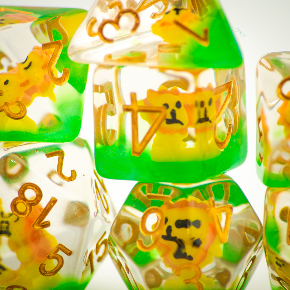 Lion Heart Dice Set