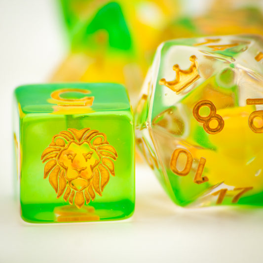 Lion Heart Dice Set