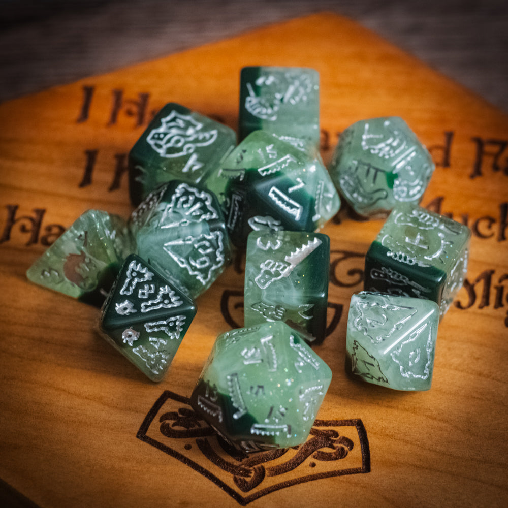 Plague Doctor Dice Set