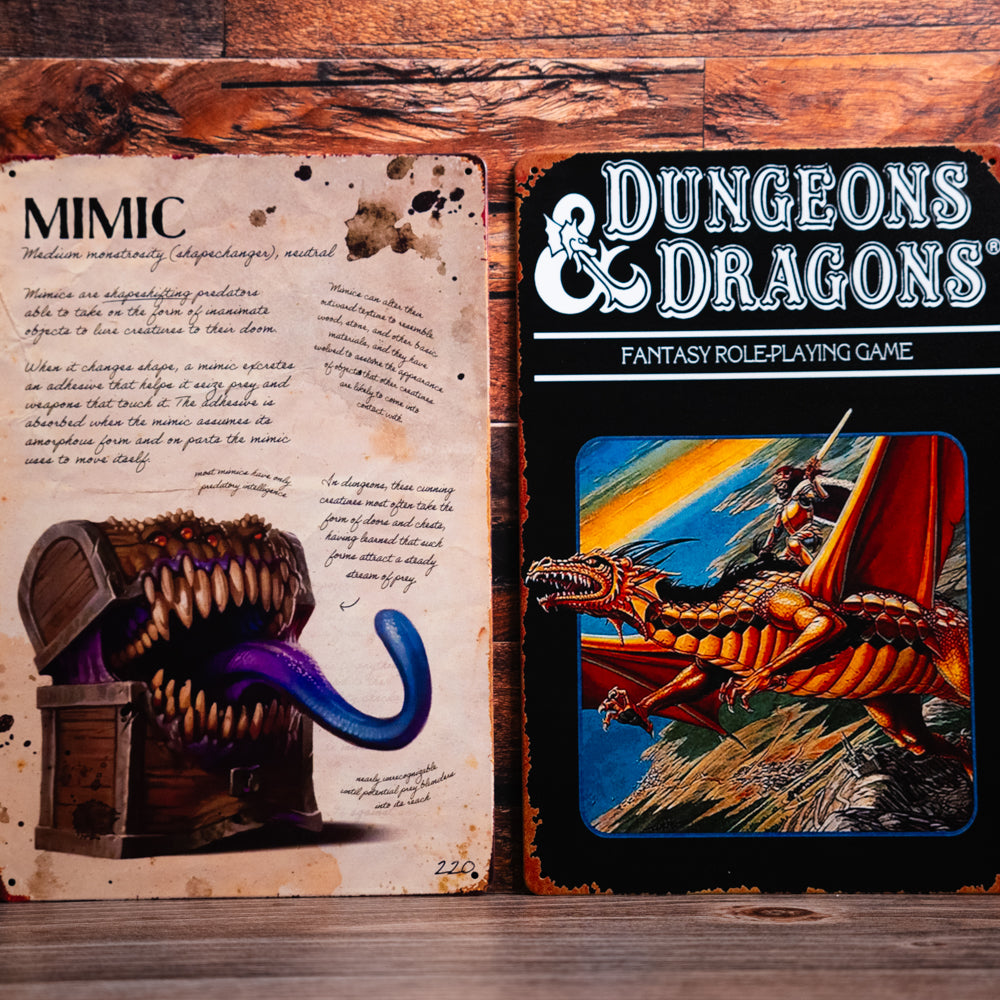 TTRPG Metal Sign Collection – Magni Craftworks