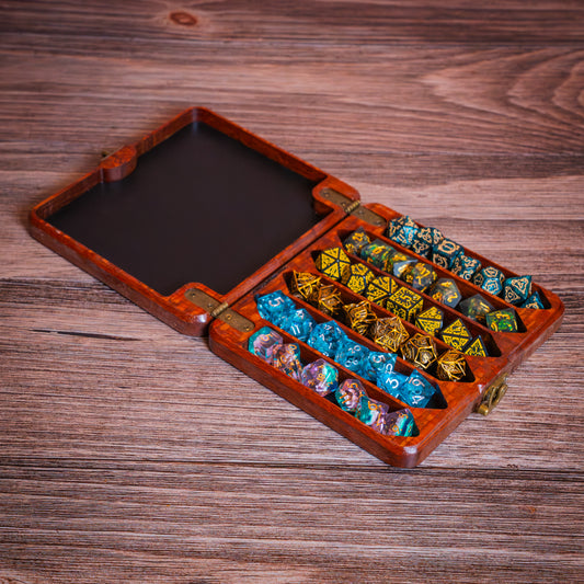 QUICK SHIP - Fafnir's Dice Vault | Leopardwood