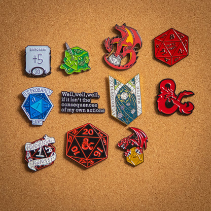 Tabletop Treasures Pin Collection