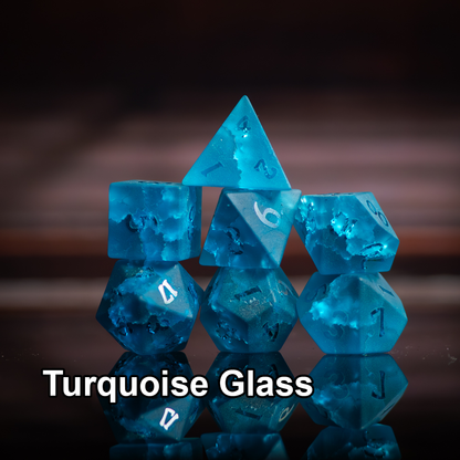 Translucent Frosted Glass Dice