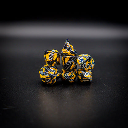 Black & Gold Metal Dragon Scales