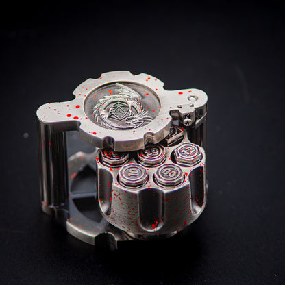 Bloody Silver Revolver Dice Set